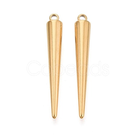 304 Stainless Steel Pendants STAS-T075-22B-G-1