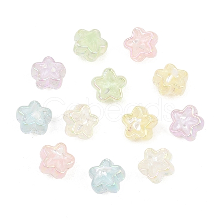 UV Plating Transparent Acrylic Beads AC-CBA15BB-06-1