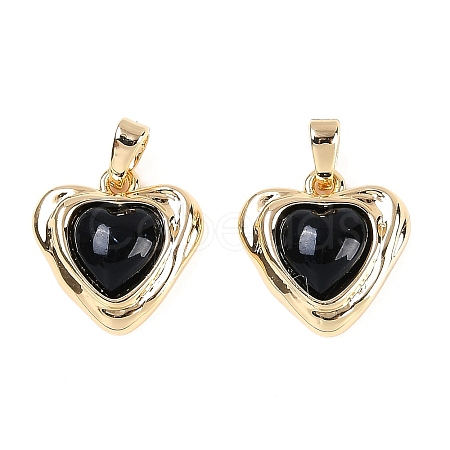 Brass Charms KK-U043-51G-03-1