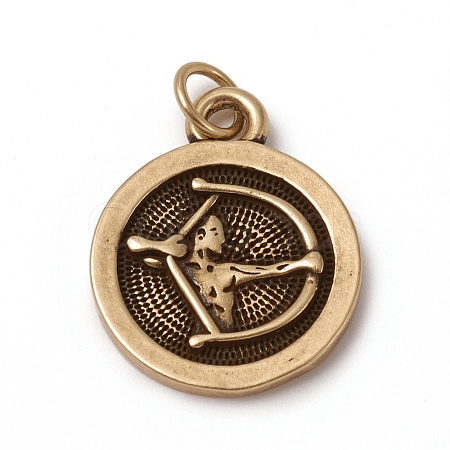 Brass Pendants KK-I668-01AB-11-1
