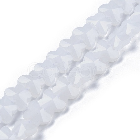 Imitation Jade Glass Beads Strands EGLA-L045-I-A08-1