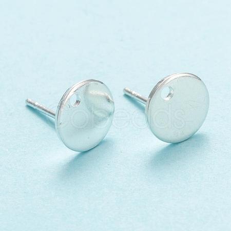 304 Stainless Steel Stud Earring Findings STAS-H436-21S-1