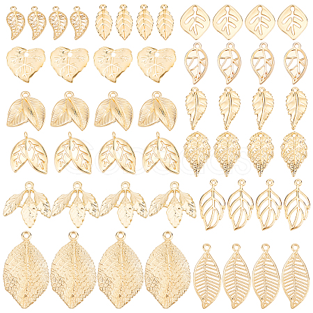 52Pcs 13 Style Alloy Pendants FIND-PH0005-51-1