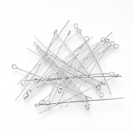 Non-Tarnish 304 Stainless Steel Eye Pin X-STAS-Q218-03D-1