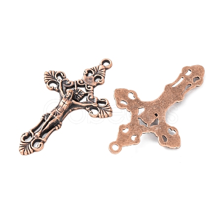 Tibetan Style Alloy Pendants TIBEP-S298-011R-1
