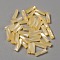 Opaque Colours Glass Twist Bugle Beads, Round Hole, Light Khaki, 6~7x2mm, Hole: 0.9mm, 270pcs/bag