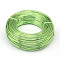 Round Aluminum Wire, Bendable Metal Craft Wire, for DIY Jewelry Craft Making, Lawn Green, 7 Gauge, 3.5mm, 20m/500g(65.6 Feet/500g)