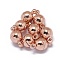 Rack Plating Brass Magnetic Clasps, N45 Grade Strong Magnet, Long-Lasting Plated, Round, Real Rose Gold Plated, 11.5x6mm, Hole: 1.6mm