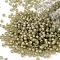 TOHO Round Seed Beads, Japanese Seed Beads, (369FM) Beige Lined Crystal Matte, 8/0, 3mm, Hole: 1mm, about 222pcs/10g