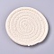 Cotton Thread Weave Hot Pot Holders, Hot Pads, Coasters, For Cooking and Baking, Beige, 117x7mm