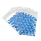 Rectangle PE Plastic Cellophane Bags, Star Pattern, Sky Blue, 13x8cm