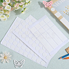 8 Sheets 2 Styles Double-Sided Adhesive Acrylic Sticker AJEW-CP0003-79-4