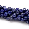 Natural Lapis Lazuli Round Beads Strands X-G-I181-09-4mm-1