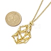 3Pcs 3 Styles 304 Stainless Steel Macrame Pouch Necklace Makings NJEW-JN04901-01-5