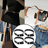 PU Leather Choker Necklaces with Alloy Clasp AJEW-WH0348-131A-6
