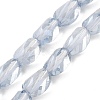 Electroplate Glass Beads Strands EGLA-L045-C-PL03-1