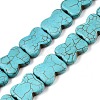 Synthetic Turquoise Beads Strands UNKW-T001-02B-4