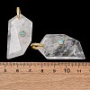 Natural Quartz Crystal Pendants GG-CBA51ED-04G-07-2