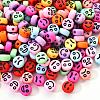 Opaque Acrylic Beads MACR-YW0001-22H-3