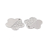 Non-Tarnish 304 Stainless Steel Pendants STAS-B031-21P-3