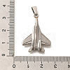 Anti-Tarnish 304 Stainless Steel Pendants STAS-U035-35P-02-3