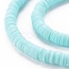 Handmade Polymer Clay Bead Strands CLAY-T002-6mm-28-3