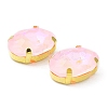 Mocha(MK) Oval Sew on Rhinestone RGLA-F080-01B-07-3