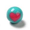 Two Tone Opaque Acrylic Beads LS-SACR-K003-03E-1