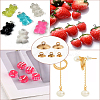 10Pcs 5 Styles 304 Stainless Steel Bead Cap Pendant Bails STAS-LP0005-20-3