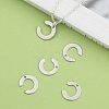 Non-Tarnish 304 Stainless Steel Letter Charms X-STAS-O072-C-5
