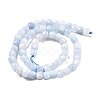 Natural Quartz Imitation Aquamarine Beads Strands G-C179-B04-01-3