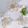 3Pcs Natural Wood Pendants Sets WOOD-WH20002-04B-3