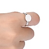 Brass Pad Ring Base Findings EC022-6