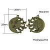 Tibetan Style Alloy Pendants LS-TIBEP-22752-AB-NR-2
