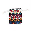 Ethnic Style Burlap Packing Pouches ABAG-N009-06A-01-2