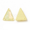 Mocha Effect Triangle Shape Sew on Rhinestone GLAA-A024-06C-3
