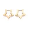 304 Stainless Steel Hoop Earrings STAS-T074-33G-1