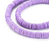 Handmade Polymer Clay Bead Strands CLAY-N011-55-4
