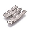 Non-Tarnish 304 Stainless Steel Pendants X-STAS-H119-01P-M-3