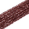 Glass Beads Strands EGLA-A034-T1mm-D13-1