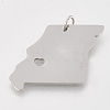 Non-Tarnish 201 Stainless Steel Pendants X-STAS-T038-89-2