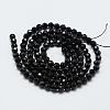 Natural Black Spinel Beads Strands X-G-E366-07-3mm-3