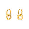304 Stainless Steel Hoop Dangle Earrings for Women BL8973-1-1