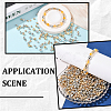 1000Pcs 5 Styles CCB Plastic Beads CCB-PA0001-08-5
