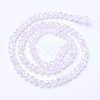 Electroplate Glass Beads Strands X-EGLA-A034-J8mm-B04-2