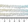 Transparent Glass Bead Strands GLAA-H023-03F-5