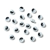 20Pcs Printed Opaque Acrylic Beads SACR-YW0001-96A-1