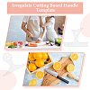 2Pcs 2 Styles Transparent Acrylic Router Templates DIY-DC0002-74-7