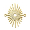 Brass Connector Charms KK-H435-14G-1