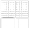 8 Sheets 2 Styles Double-Sided Adhesive Acrylic Sticker AJEW-CP0003-79-1